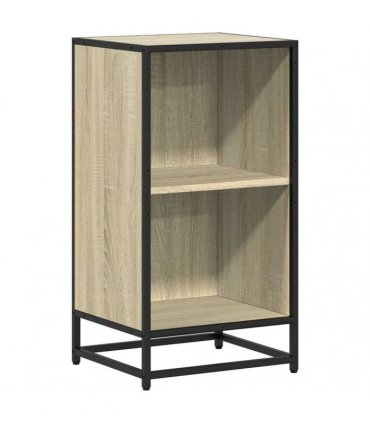 vidaXL Book Cabinet Sonoma Oak 40x35x76 cm Engineered Wood