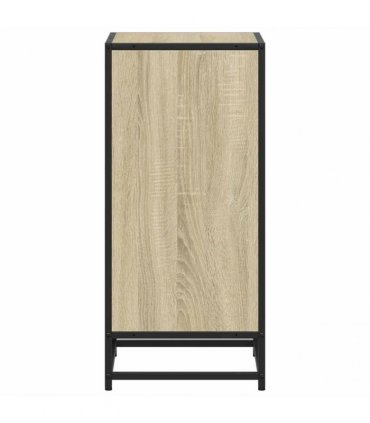 vidaXL Book Cabinet Sonoma Oak 40x35x76 cm Engineered Wood