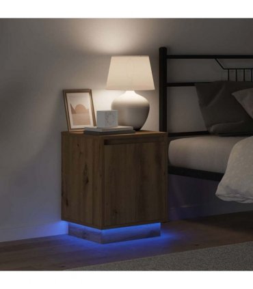 vidaXL Bedside Cabinet Artisan Oak 39 x 34.5 x 50 cm Engineered wood