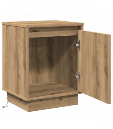 vidaXL Bedside Cabinet Artisan Oak 39 x 34.5 x 50 cm Engineered wood