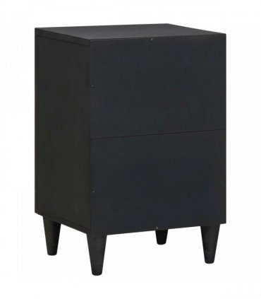 vidaXL Bathroom Cabinet Multicolour 38 x 33.5 x 58 cm Solid Mango Wood