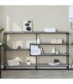 vidaXL Console Table Grey Sonoma 160x32x95 cm Engineered Wood