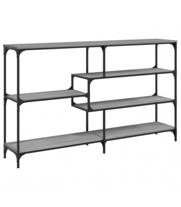 vidaXL Console Table Grey Sonoma 160x32x95 cm Engineered Wood