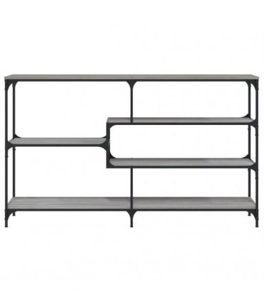 vidaXL Console Table Grey Sonoma 160x32x95 cm Engineered Wood