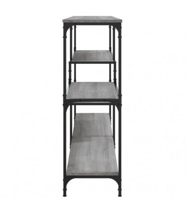 vidaXL Console Table Grey Sonoma 160x32x95 cm Engineered Wood