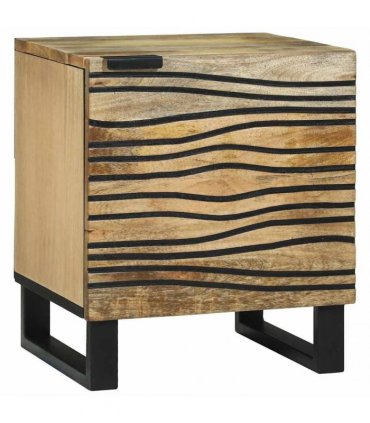 vidaXL Bedside Cabinet Natural 40 x 33 x 46 cm Engineered Wood
