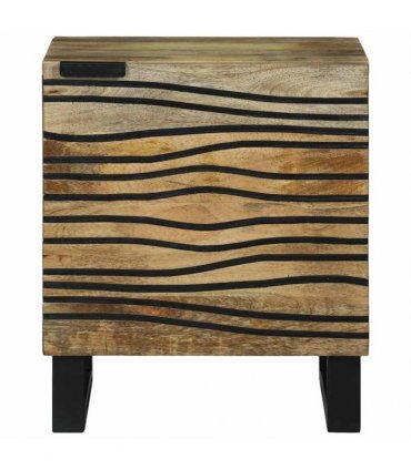 vidaXL Bedside Cabinet Natural 40 x 33 x 46 cm Engineered Wood