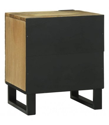 vidaXL Bedside Cabinet Natural 40 x 33 x 46 cm Engineered Wood