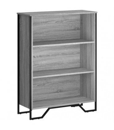 vidaXL Bookcase Grey Sonoma 80x31x106 cm Engineered Wood