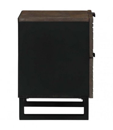 vidaXL Bedside Cabinet Walnut 40 x 33 x 46 cm Engineered Wood