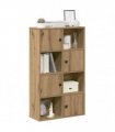 vidaXL Bookcase Artisan Oak 60x24x101.5 cm Engineered Wood