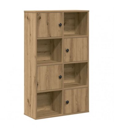 vidaXL Bookcase Artisan Oak 60x24x101.5 cm Engineered Wood