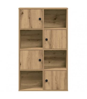 vidaXL Bookcase Artisan Oak 60x24x101.5 cm Engineered Wood