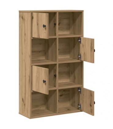 vidaXL Bookcase Artisan Oak 60x24x101.5 cm Engineered Wood