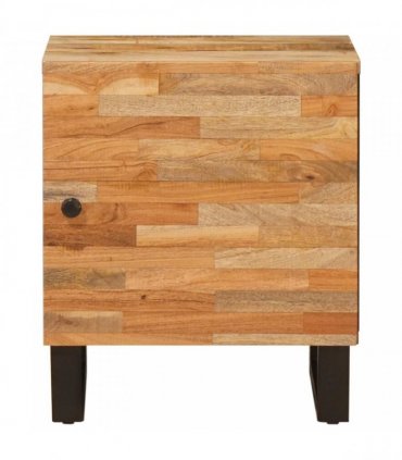 vidaXL Bedside Cabinet Brown 40 x 33 x 46 cm Solid Mango Wood