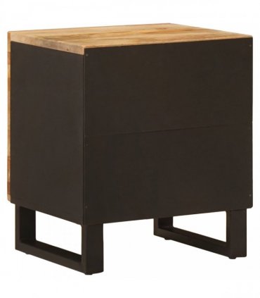vidaXL Bedside Cabinet Brown 40 x 33 x 46 cm Solid Mango Wood