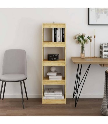 vidaXL Book Cabinet Room Divider 40x30x135.5 cm Pinewood