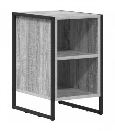 vidaXL Bedside Table 2 pcs Grey Sonoma 39.5 x 30 x 50 cm