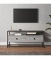 vidaXL TV Cabinet Grey Sonoma 100x35x45 cm Engineered Wood
