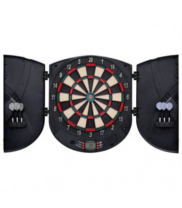 vidaXL Electric Dartboard with Darts Black Polypropylene