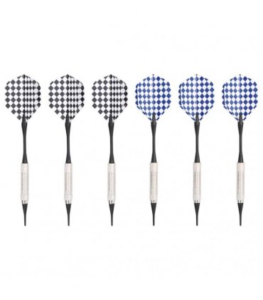 vidaXL Electric Dartboard with Darts Black Polypropylene