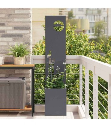 vidaXL Garden Privacy Screen Anthracite 32 x 150 cm Cold-rolled steel