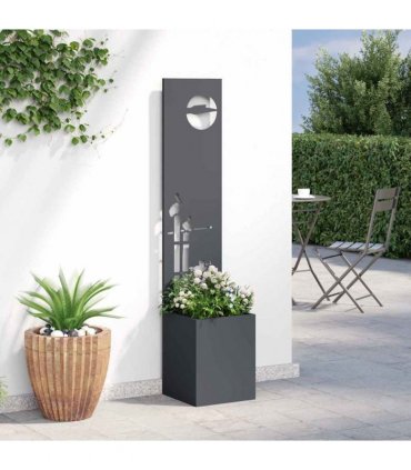 vidaXL Garden Privacy Screen Anthracite 32 x 150 cm Cold-rolled steel
