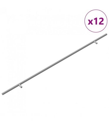 vidaXL Cabinet Handle 12 pcs Silver 800 mm Stainless Steel
