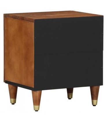vidaXL Bedside Cabinet with Door Honey Brown 40 x 33 x 46 cm