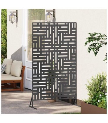 vidaXL Privacy Screen 100 x 50 x 180 cm Steel Black