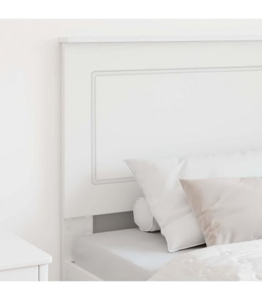vidaXL Headboard White 100 cm Engineered Wood