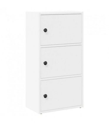 vidaXL Bookcase White 40x24x77 cm Engineered Wood