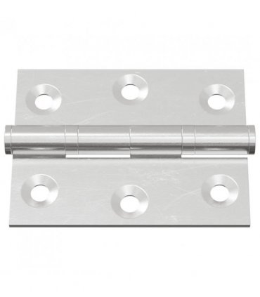 vidaXL Hinge 720 pcs Silver 50 x 38 x 1.3 mm Steel