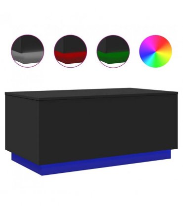 vidaXL Coffee Table | Black | Engineered Wood | Medium | Coffee Table