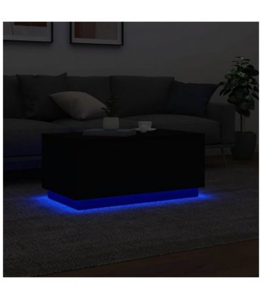 vidaXL Coffee Table | Black | Engineered Wood | Medium | Coffee Table