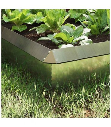 vidaXL Snail Fences 8 pcs Silver Galvanised Steel