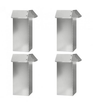 vidaXL Snail Fences 8 pcs Silver Galvanised Steel