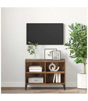 vidaXL TV Cabinet Set Wall-mounted Brown Engineered Wood