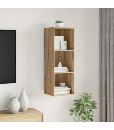 vidaXL TV Cabinet Set Artisan Oak 37 x 37 x 107 cm Engineered Wood