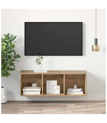 vidaXL TV Cabinet Set Artisan Oak 37 x 37 x 107 cm Engineered Wood