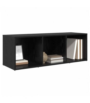 vidaXL TV Cabinet Set Black 72 x 35 x 37 cm Engineered Wood