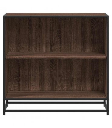 vidaXL Book Cabinet Brown Oak 80.5x35x76 cm Engineered Wood