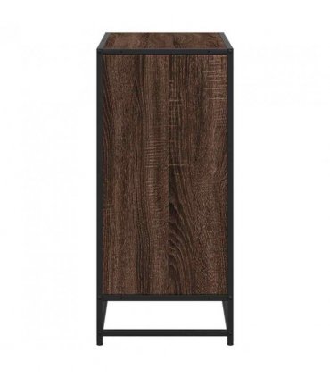 vidaXL Book Cabinet Brown Oak 80.5x35x76 cm Engineered Wood