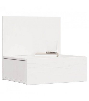 vidaXL Bedside Table 2 pcs White 42 x 32.5 x 40 cm Solid pine wood