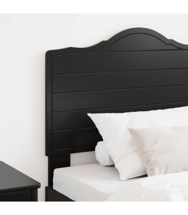 vidaXL Headboard Black Oak Engineered wood
