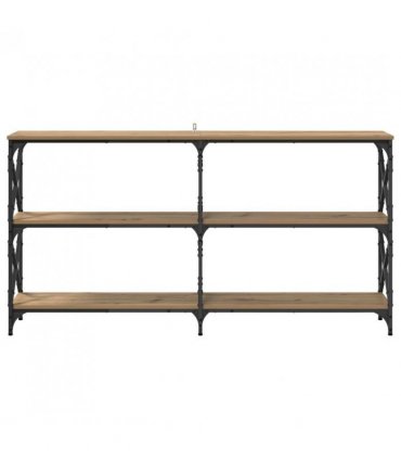 vidaXL Console Table Artisan Oak 156 x 28 x 80.5 cm Engineered Wood