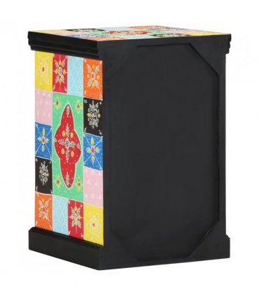 vidaXL Drawer Cabinet Multicolour 40 x 40 x 60 cm Solid Mango Wood