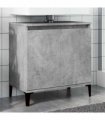 vidaXL Sink Cabinet Concrete Grey 58x33x60 cm Engineered Wood