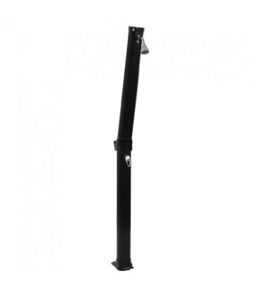 vidaXL Foldable Solar Shower Black 214 cm 23 L