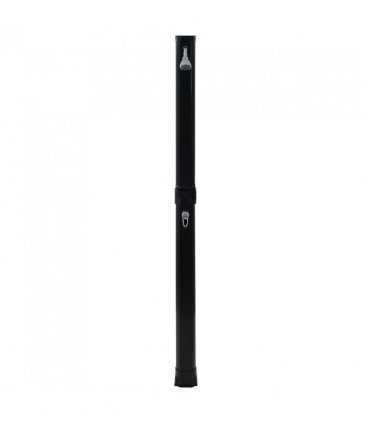 vidaXL Foldable Solar Shower Black 214 cm 23 L